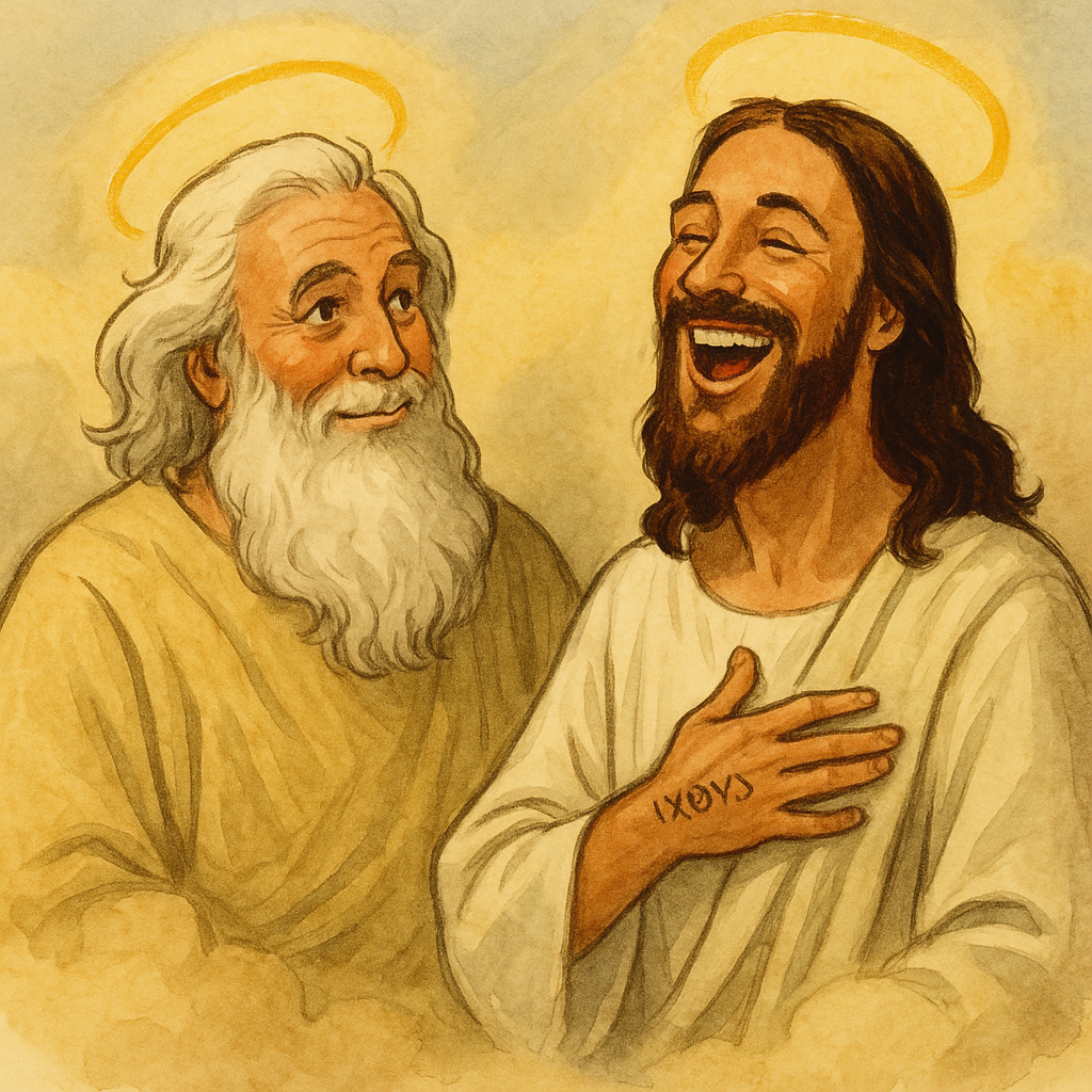 Honestly, dad — I have no clue why I said ‘I will make you fishers of men’